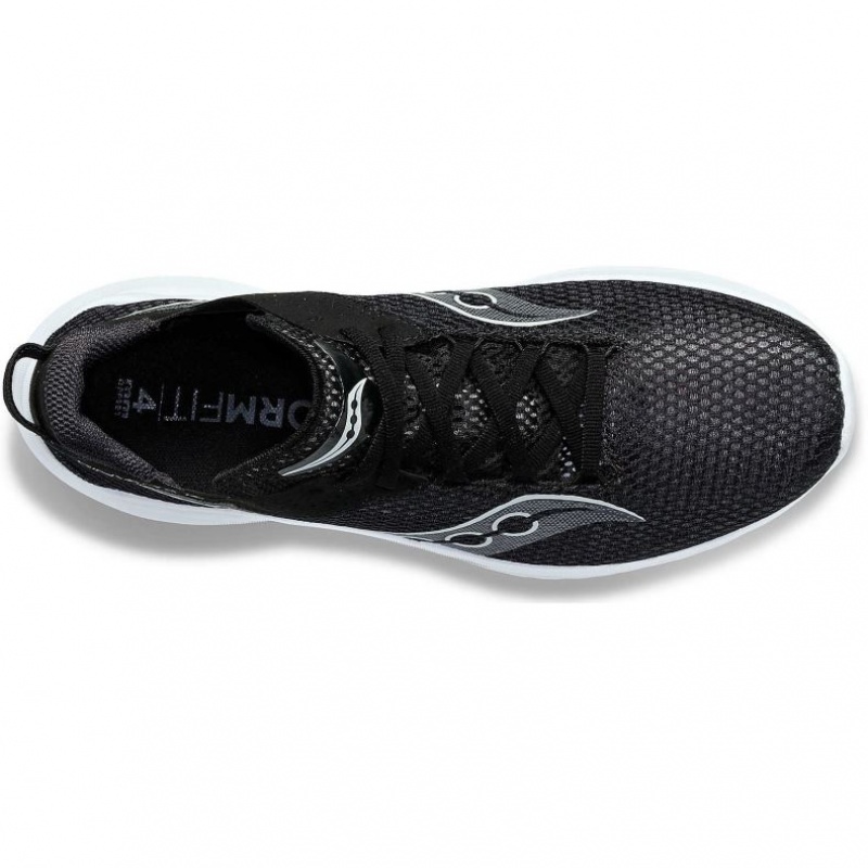 Black / White Saucony Kinvara 14 Women's Running Shoes | ISRAEL CPEJRI