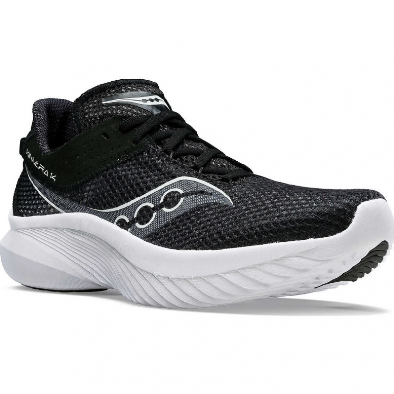 Black / White Saucony Kinvara 14 Women's Running Shoes | ISRAEL CPEJRI