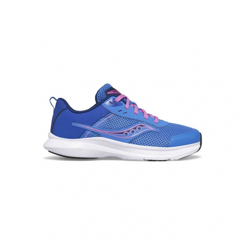 Blue Saucony Axon 3 Big Kids\' Sneakers | ISRAEL TEHVXS