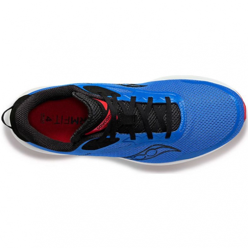 Blue Saucony Axon 3 Men's Running Shoes | ISRAEL HNLEMI