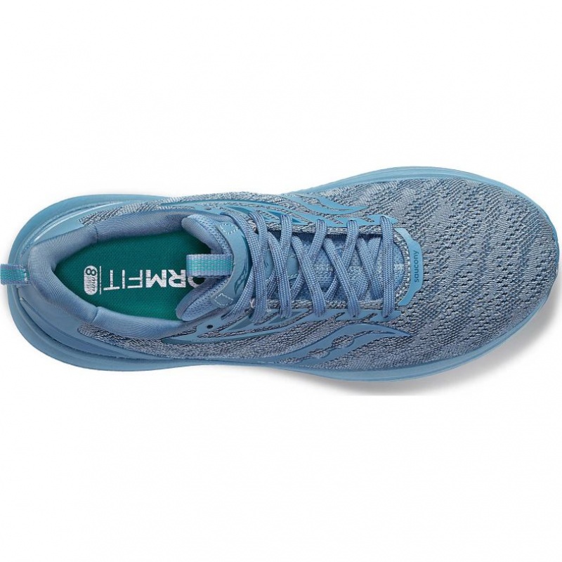 Blue Saucony Echelon 9 Men's Running Shoes | ISRAEL VZDNJY