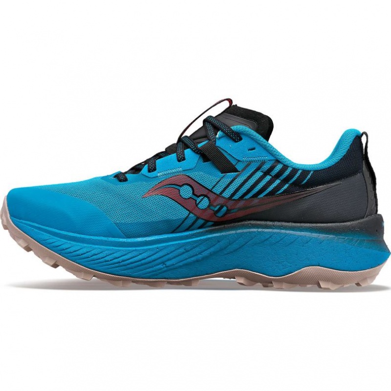 Blue Saucony Endorphin Edge Men's Trail Running Shoes | ISRAEL GPFKUQ