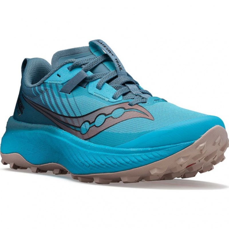 Blue Saucony Endorphin Edge Women's Trail Running Shoes | ISRAEL ZGTOQR