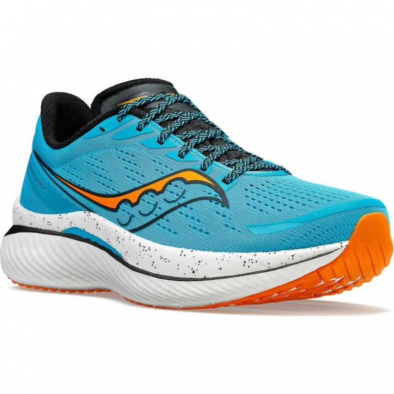 Blue Saucony Endorphin Speed 3 Men's Running Shoes | ISRAEL PZFJQW