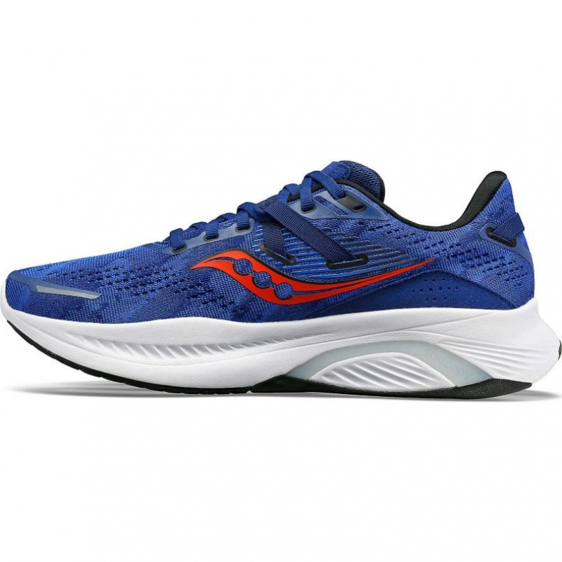 Blue Saucony Guide 16 Men's Running Shoes | ISRAEL VWBQDP