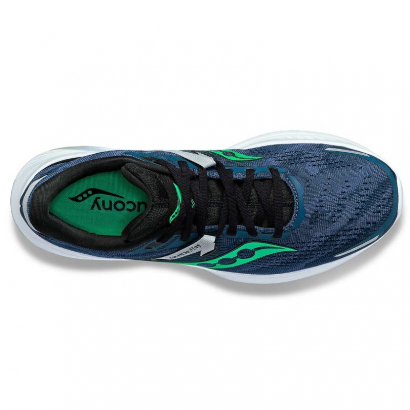 Blue Saucony Guide 16 Men's Running Shoes | ISRAEL MTGXFJ