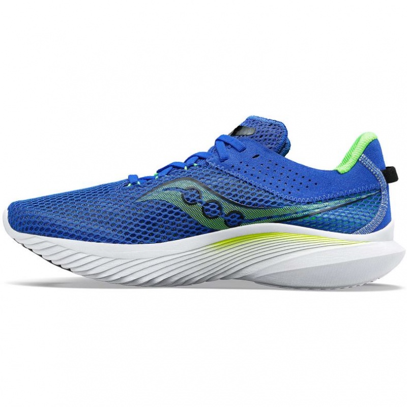 Blue Saucony Kinvara 14 Men's Running Shoes | ISRAEL JAUVIZ