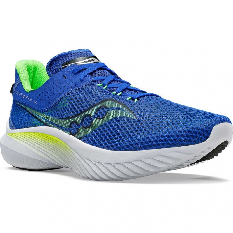 Blue Saucony Kinvara 14 Men's Running Shoes | ISRAEL JAUVIZ