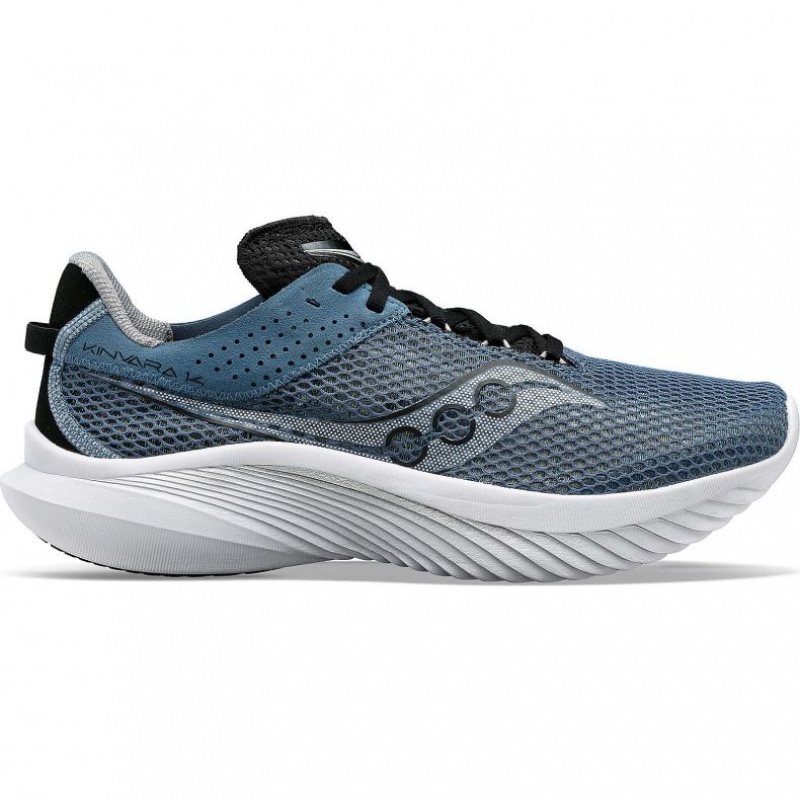 Blue Saucony Kinvara 14 Men\'s Running Shoes | ISRAEL NSMYAW