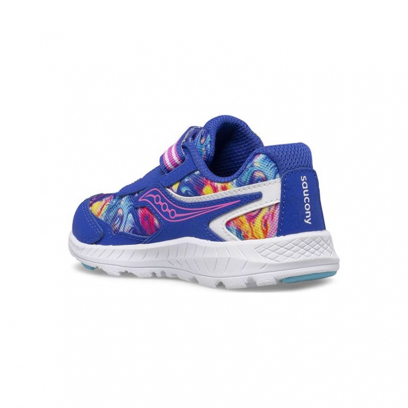 Blue Saucony Ride 10 Jr. Little Kids' Sneakers | ISRAEL NBFUSX