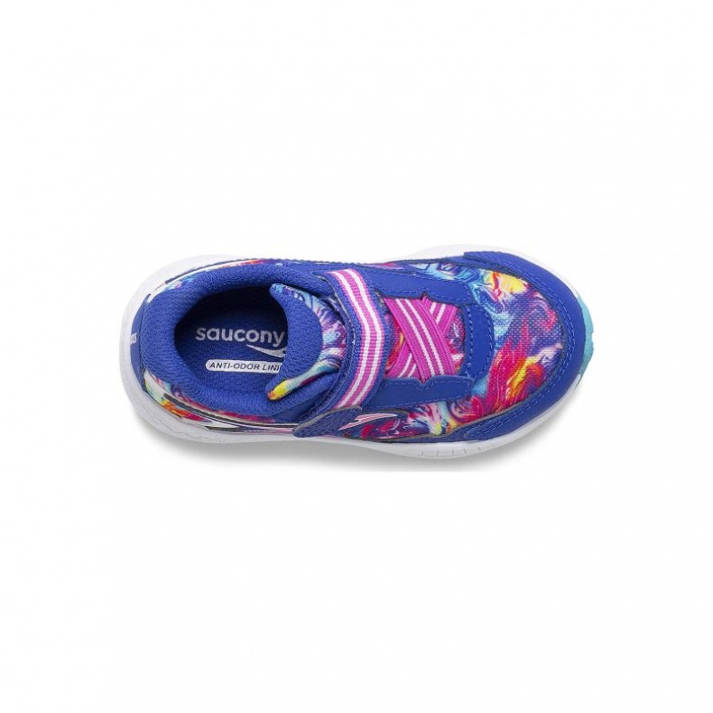 Blue Saucony Ride 10 Jr. Little Kids' Sneakers | ISRAEL NBFUSX