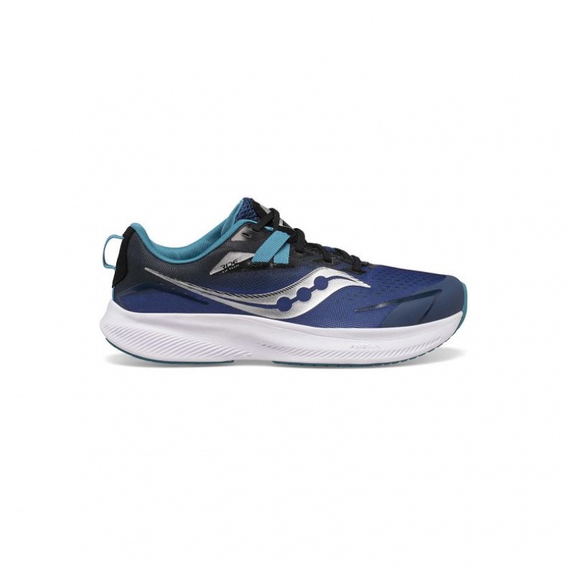 Blue Saucony Ride 15 Big Kids\' Sneakers | ISRAEL ZKFSUB