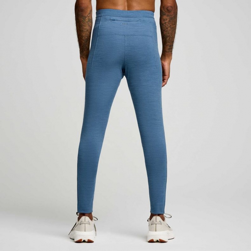 Blue Saucony Solstice Men's Tight | ISRAEL XZPRVK