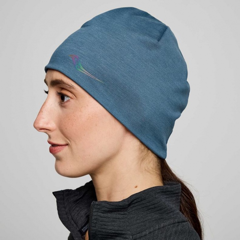 Blue Saucony Solstice Women\'s Beanie | ISRAEL DJYETV