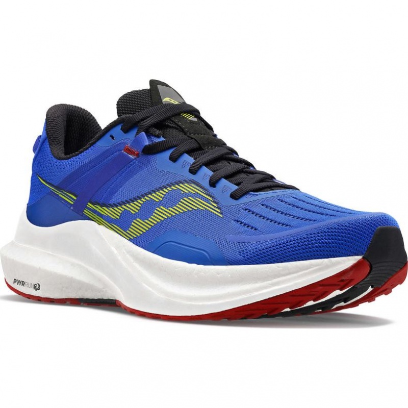 Blue Saucony Tempus Men's Running Shoes | ISRAEL OSZABT