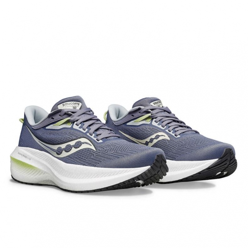 Blue Saucony Triumph 21 Women's Running Shoes | ISRAEL VCHWPX