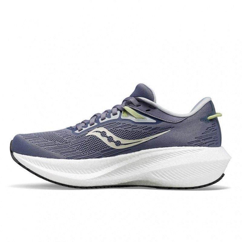 Blue Saucony Triumph 21 Women's Running Shoes | ISRAEL VCHWPX