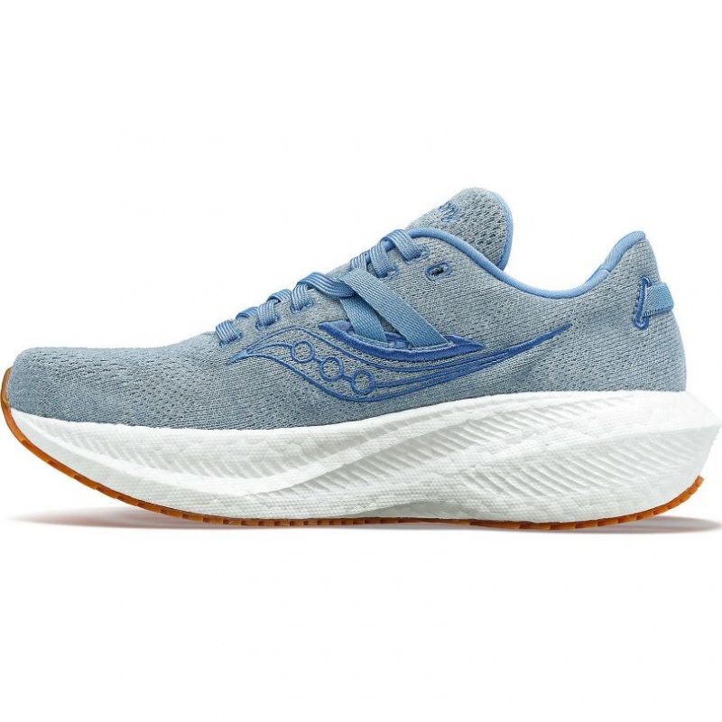 Blue Saucony Triumph RFG Women's Running Shoes | ISRAEL DYCNSB