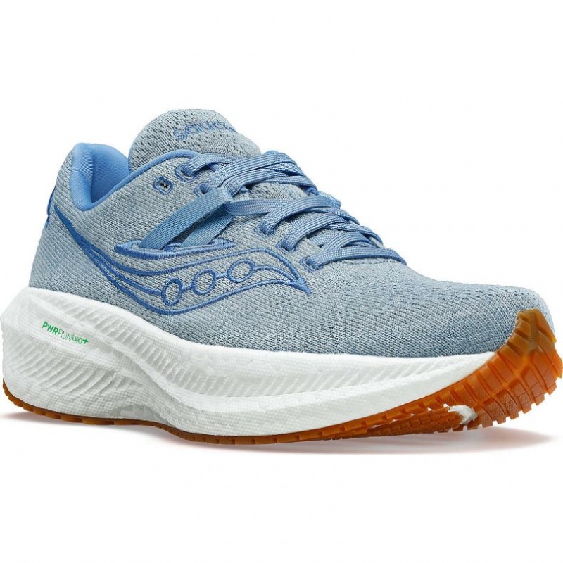 Blue Saucony Triumph RFG Women's Running Shoes | ISRAEL DYCNSB