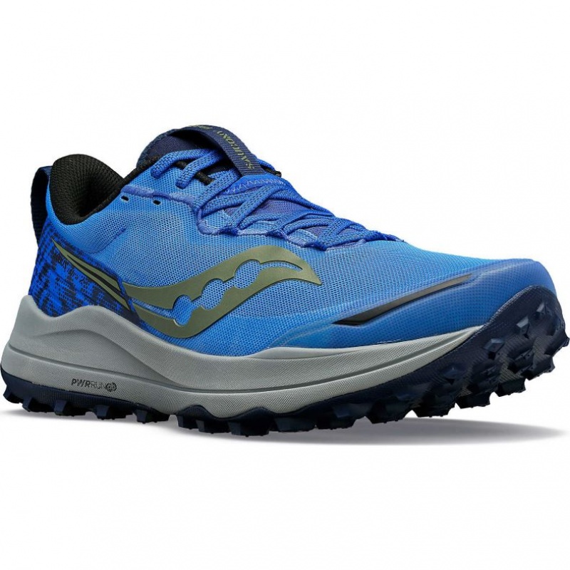 Blue Saucony Xodus Ultra 2 Men's Trail Running Shoes | ISRAEL XUBNPD