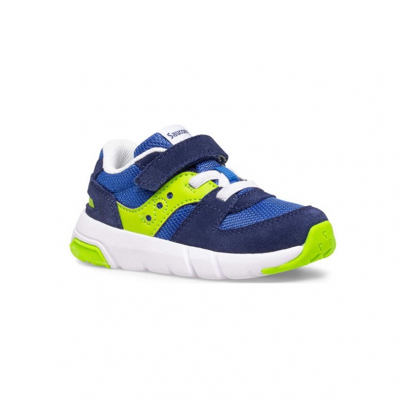 Blue / Green Saucony Jazz Lite 2.0 Little Kids' Sneakers | ISRAEL UVJIEA