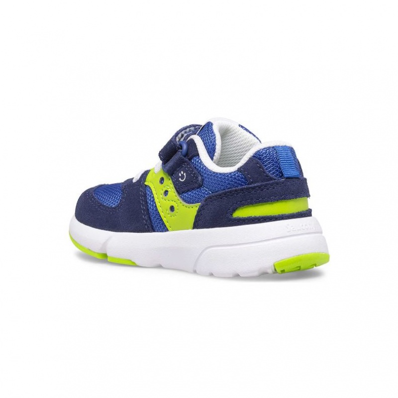 Blue / Green Saucony Jazz Lite 2.0 Little Kids' Sneakers | ISRAEL UVJIEA