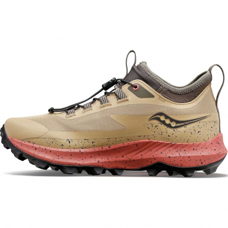 Brown Saucony Peregrine 13 ST Women's Trail Running Shoes | ISRAEL BVSRLG