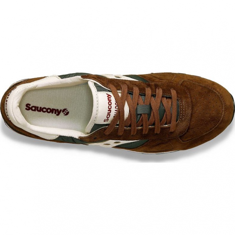 Brown Saucony Shadow Original Premium Men's Sneakers | ISRAEL SHXVOC