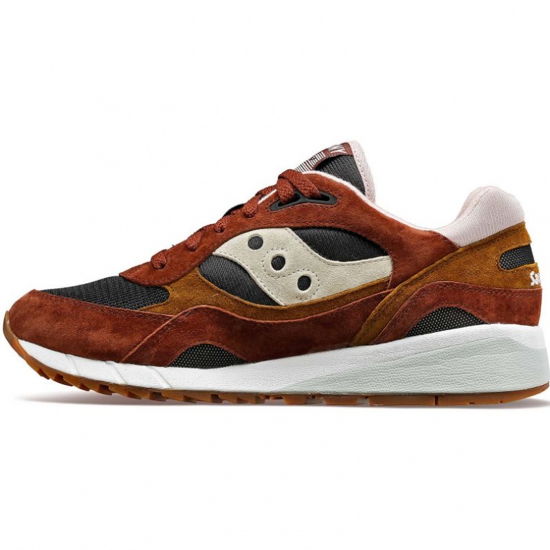 Brown / Black Saucony Shadow 6000 Men's Sneakers | ISRAEL UWJQGT