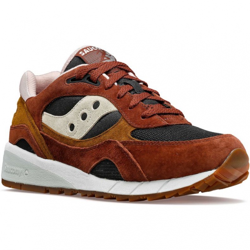 Brown / Black Saucony Shadow 6000 Men's Sneakers | ISRAEL UWJQGT