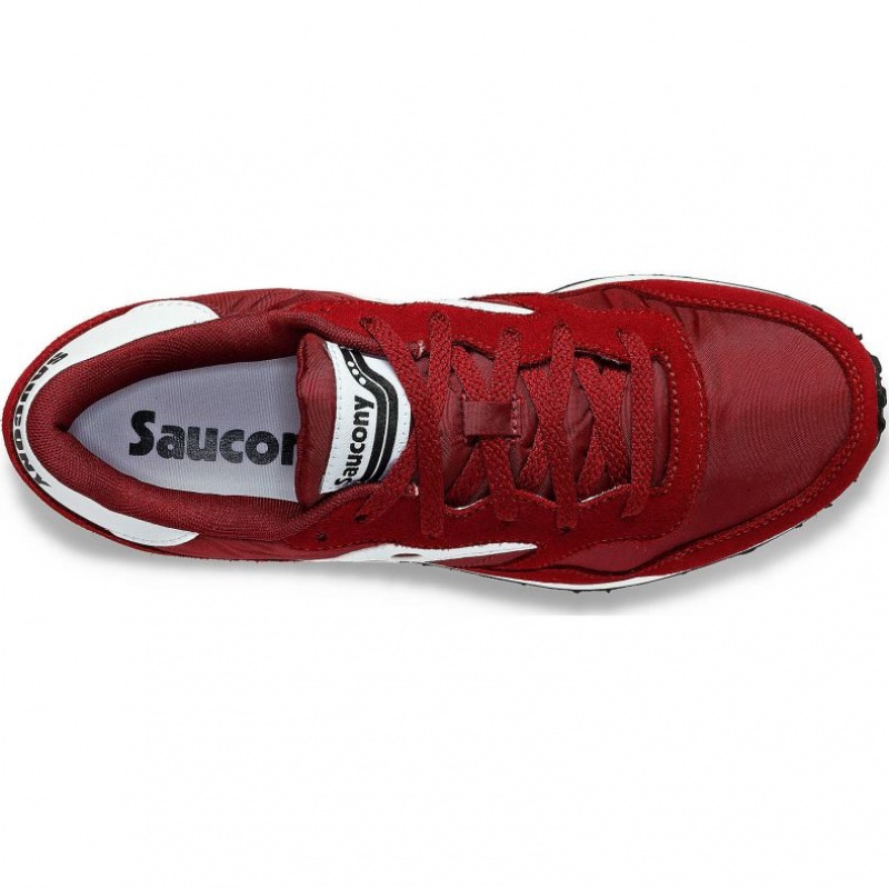 Burgundy Saucony DXN Women's Sneakers | ISRAEL DTIWRC