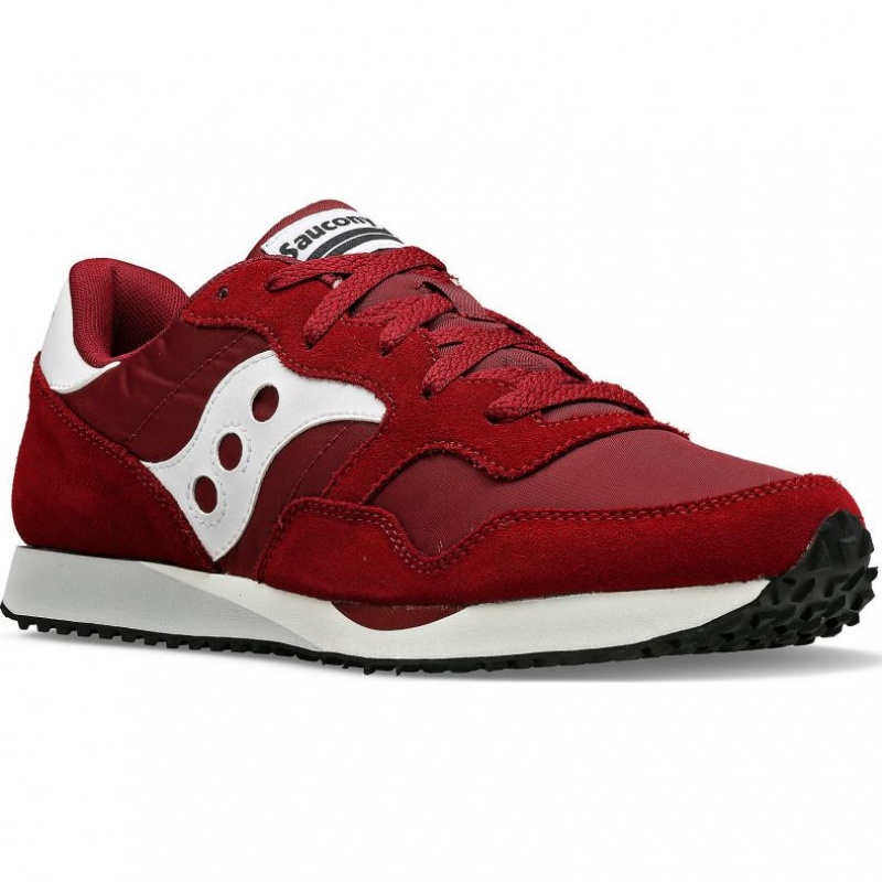 Burgundy Saucony DXN Women's Sneakers | ISRAEL DTIWRC