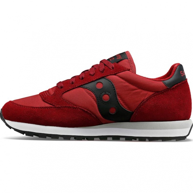 Burgundy Saucony Jazz Original Women's Sneakers | ISRAEL NHYFDB