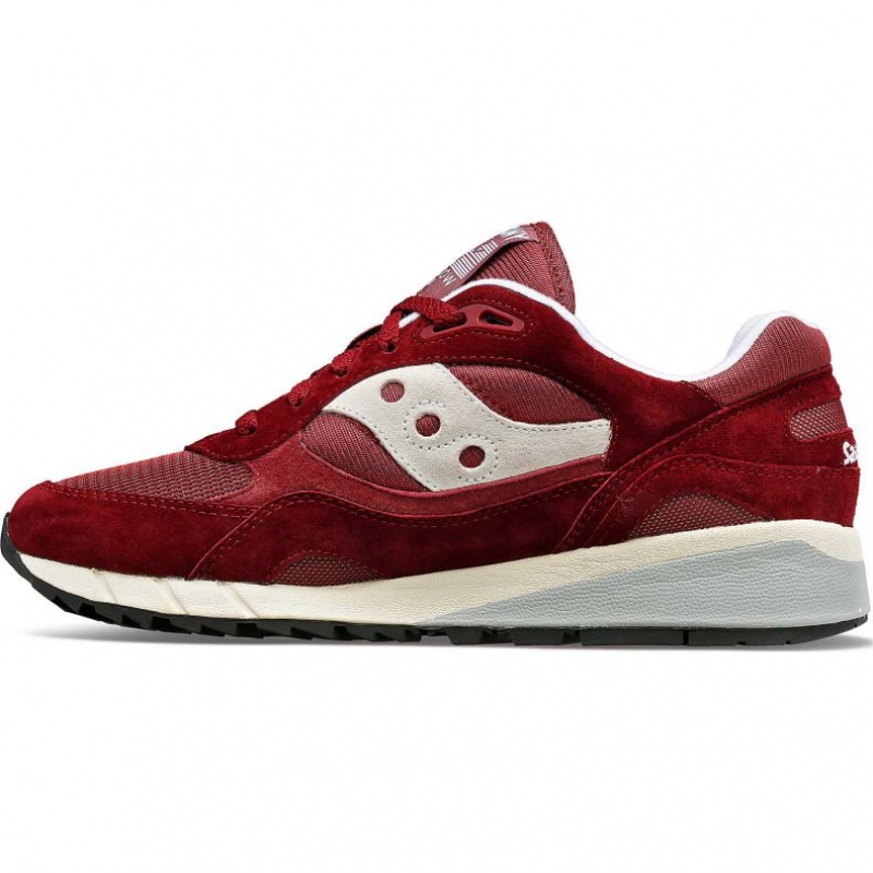 Burgundy Saucony Shadow 6000 Men's Sneakers | ISRAEL NAJUDV