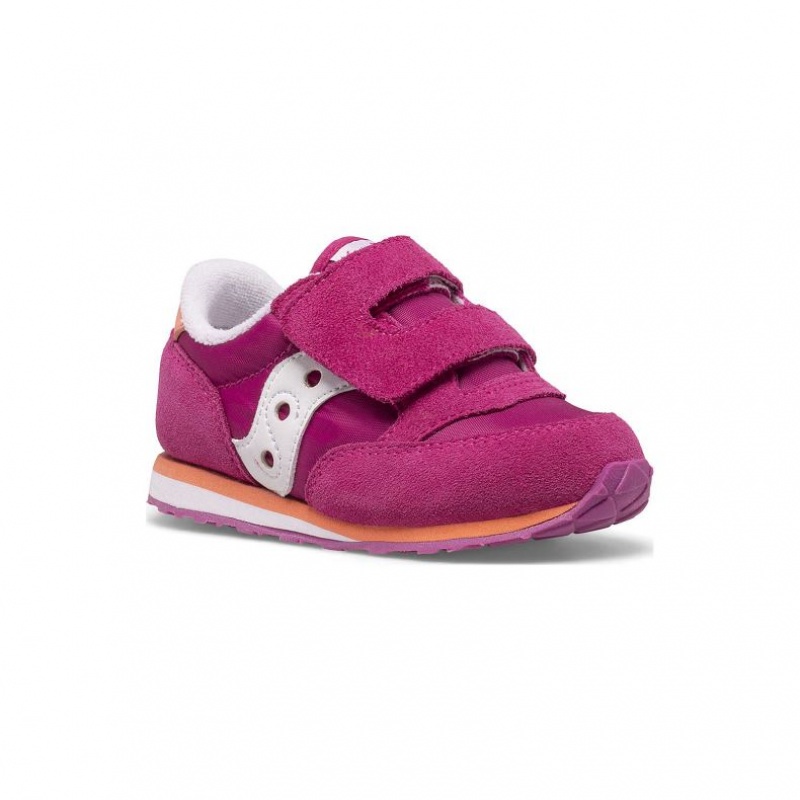 Fuchsia Saucony Baby Jazz Hook & Loop Little Kids' Sneakers | ISRAEL EYZTLA