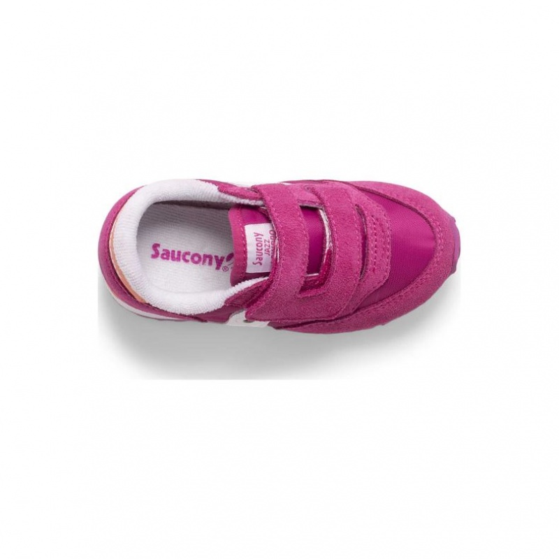 Fuchsia Saucony Baby Jazz Hook & Loop Little Kids' Sneakers | ISRAEL EYZTLA