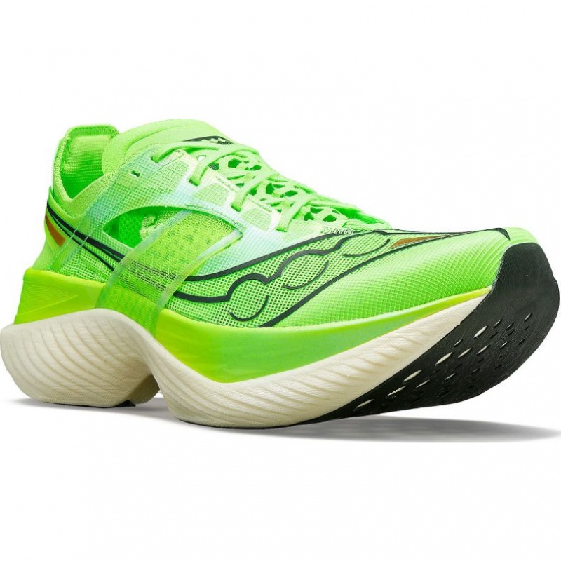 Green Saucony Endorphin Elite Men's Running Shoes | ISRAEL UMPTLK