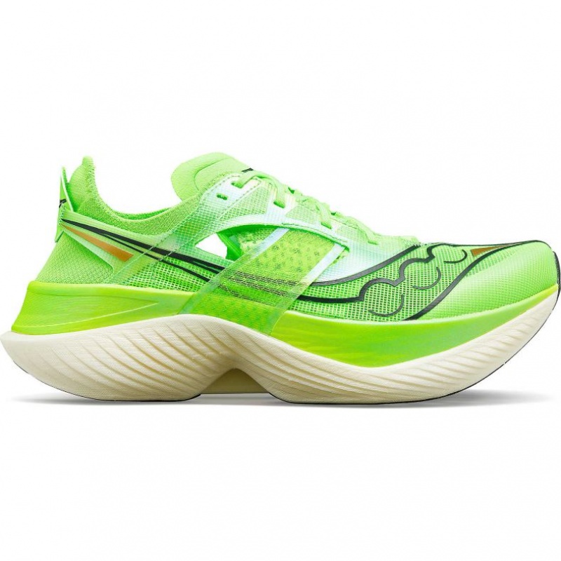 Green Saucony Endorphin Elite Women\'s Running Shoes | ISRAEL ATVZQL