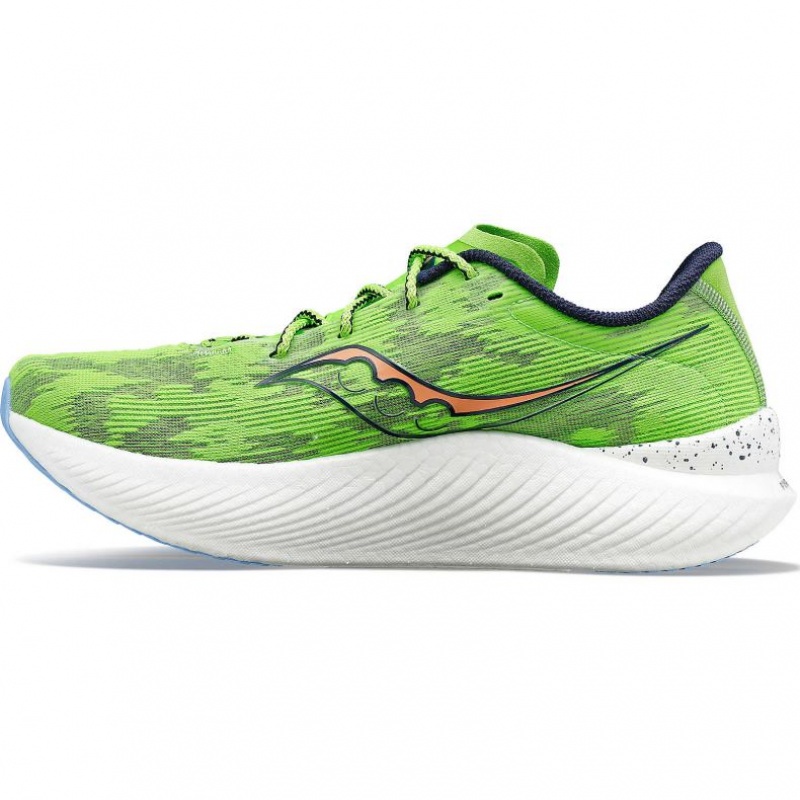 Green Saucony Endorphin Pro 3 Women's Running Shoes | ISRAEL KRSBYX