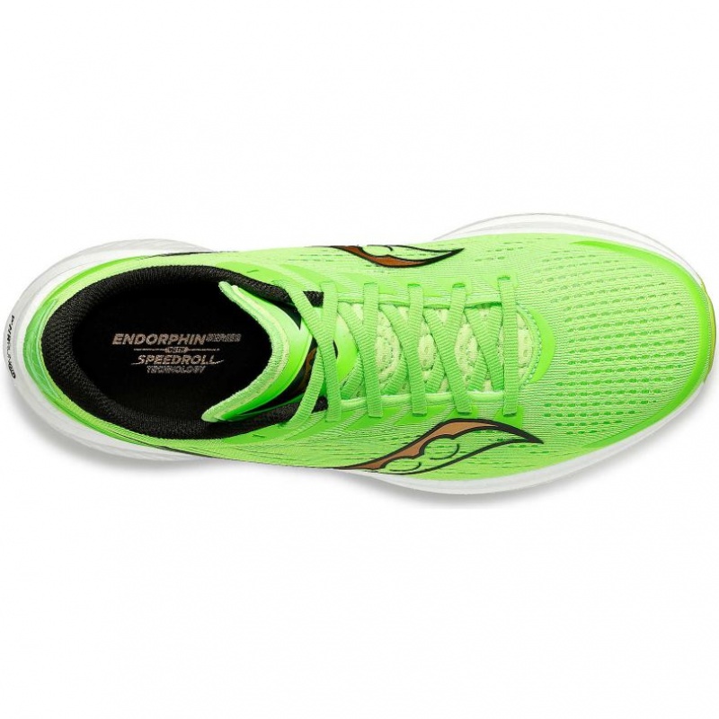 Green Saucony Endorphin Speed 3 Men's Running Shoes | ISRAEL EAXRQP