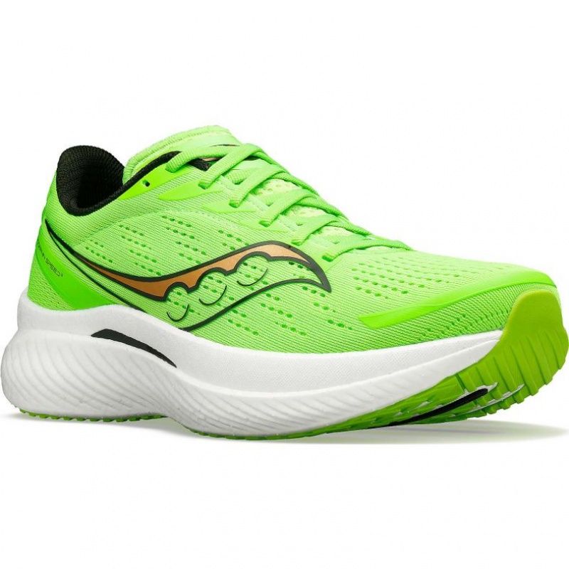 Green Saucony Endorphin Speed 3 Men's Running Shoes | ISRAEL EAXRQP