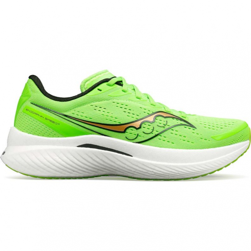 Green Saucony Endorphin Speed 3 Men\'s Running Shoes | ISRAEL EAXRQP