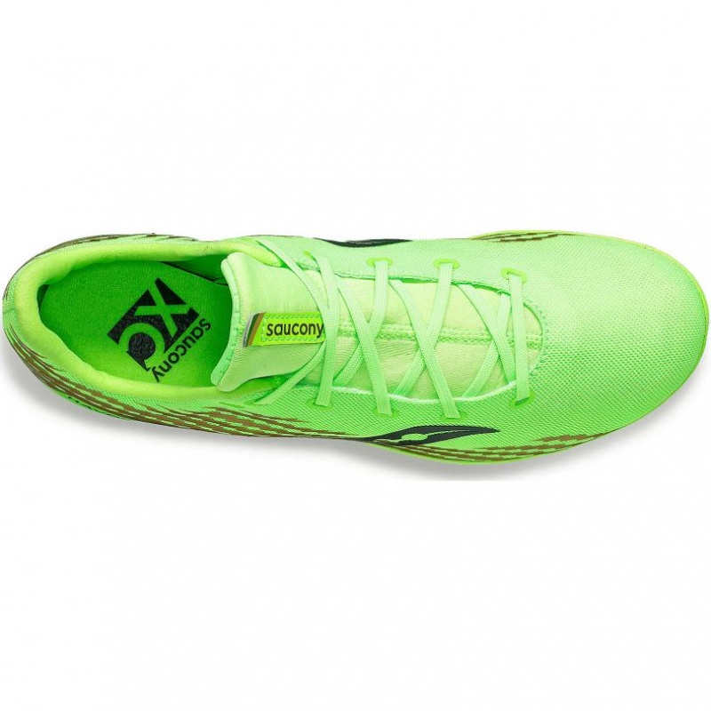 Green Saucony Havok XC 3 Men's Spikes | ISRAEL PCUFOG