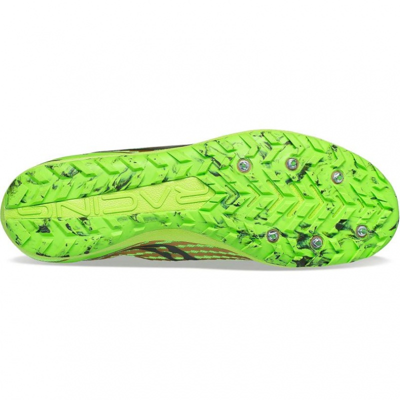 Green Saucony Havok XC 3 Men's Spikes | ISRAEL PCUFOG