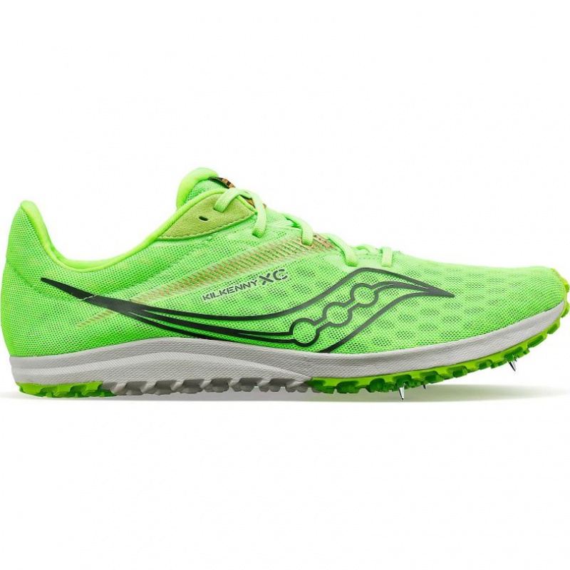 Green Saucony Kilkenny XC9 Men\'s Spikes | ISRAEL LIJVOC