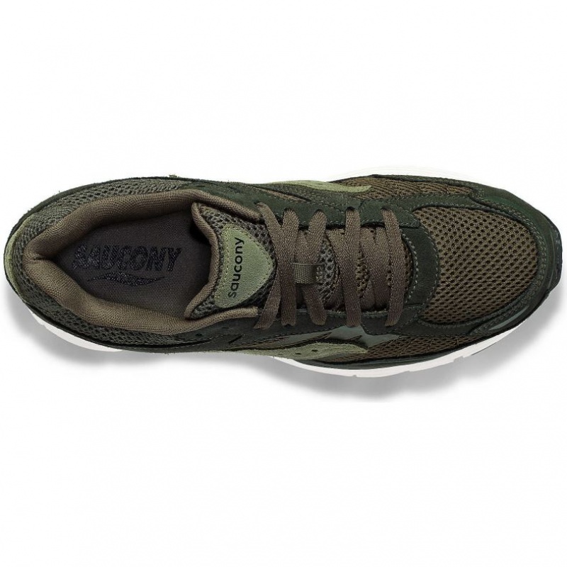 Green Saucony ProGrid Omni 9 Premium Men's Sneakers | ISRAEL MSLYWU