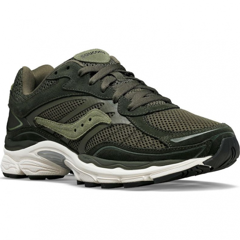 Green Saucony ProGrid Omni 9 Premium Men's Sneakers | ISRAEL MSLYWU