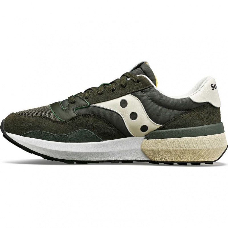 Green / Cream Saucony Jazz NXT Women's Sneakers | ISRAEL RWJDZQ