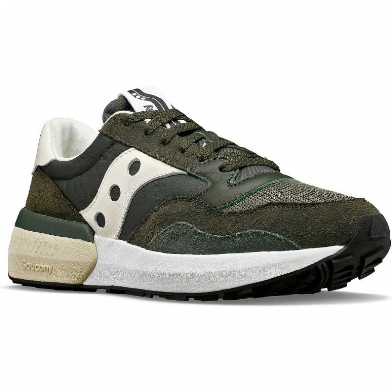 Green / Cream Saucony Jazz NXT Women's Sneakers | ISRAEL RWJDZQ