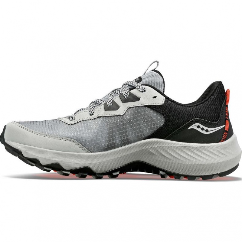 Grey Saucony Aura TR Men's Trail Running Shoes | ISRAEL TOWHKR